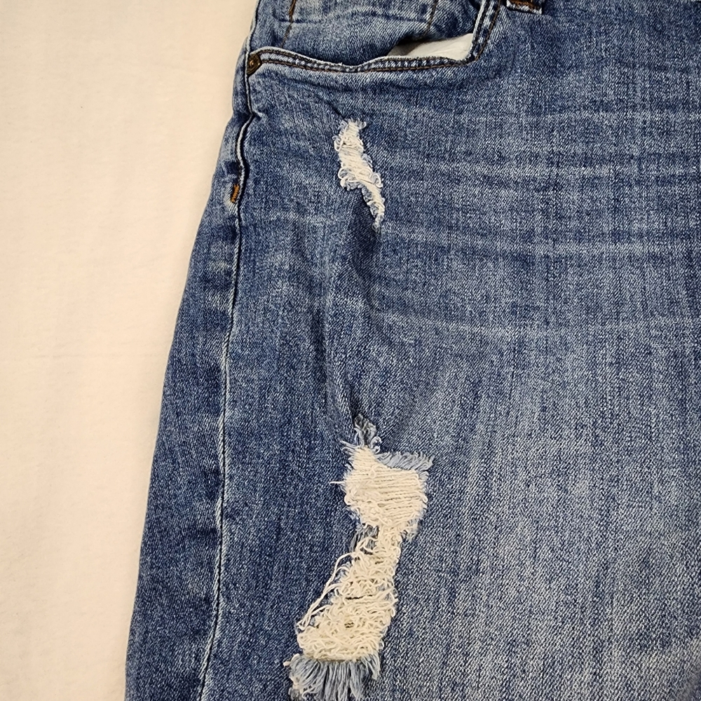 Kut from the Kloth Katy Boyfriend Jeans Womens 22W Blue Distressed KP799GC4R - Picture 8 of 14